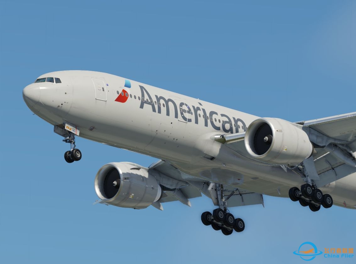 【Xplane12】FlightFactor 波音777-200ER V2简短预览-9925 