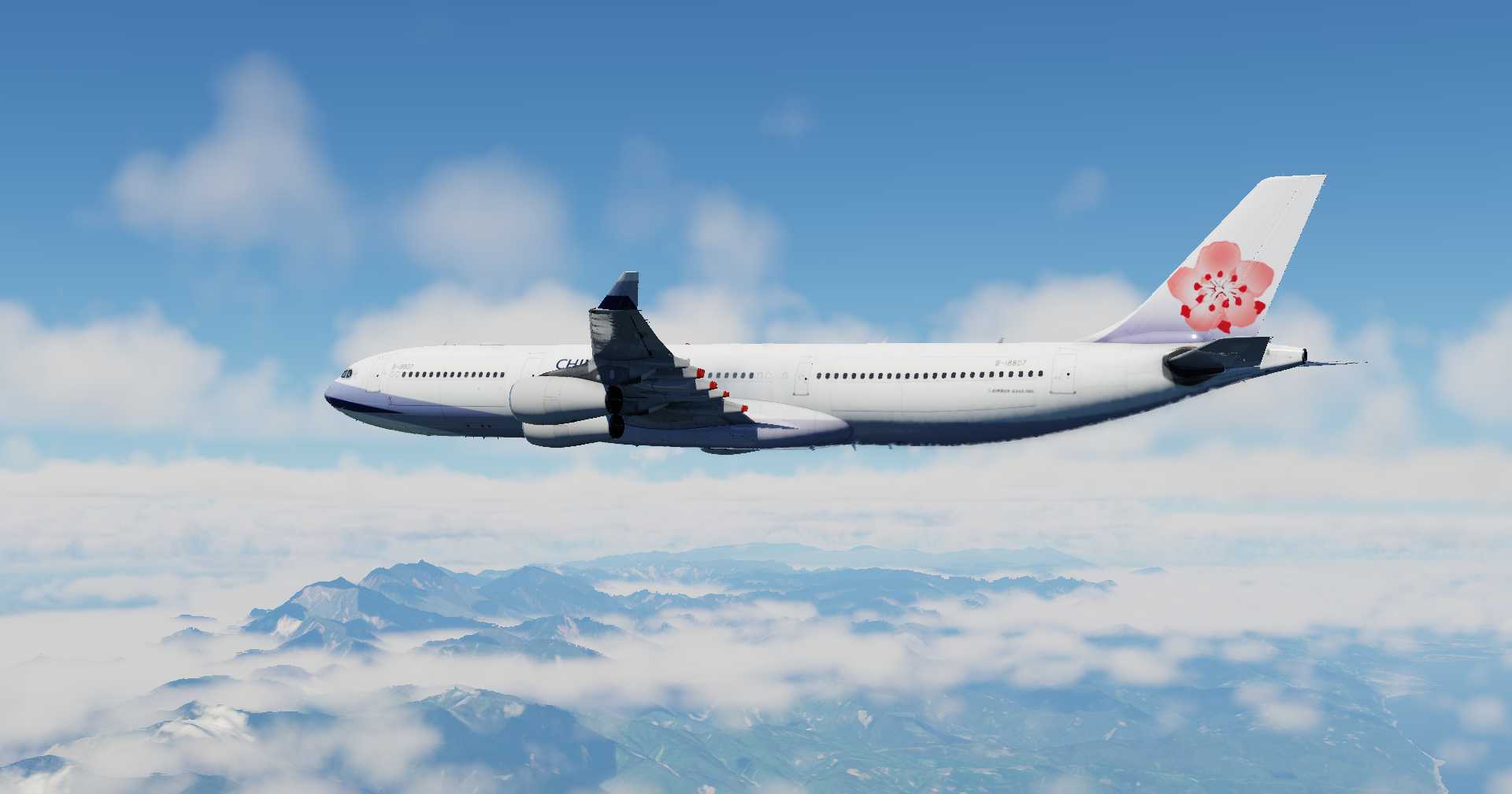 XWORK A343試飛-9584 