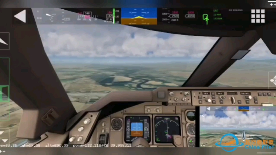 又是用Aerofly FS 2021驾驶  Boeing 747  降落的一天……-8633 