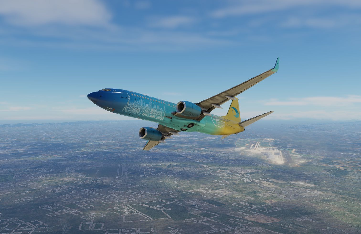 杭州航空上班-7695 