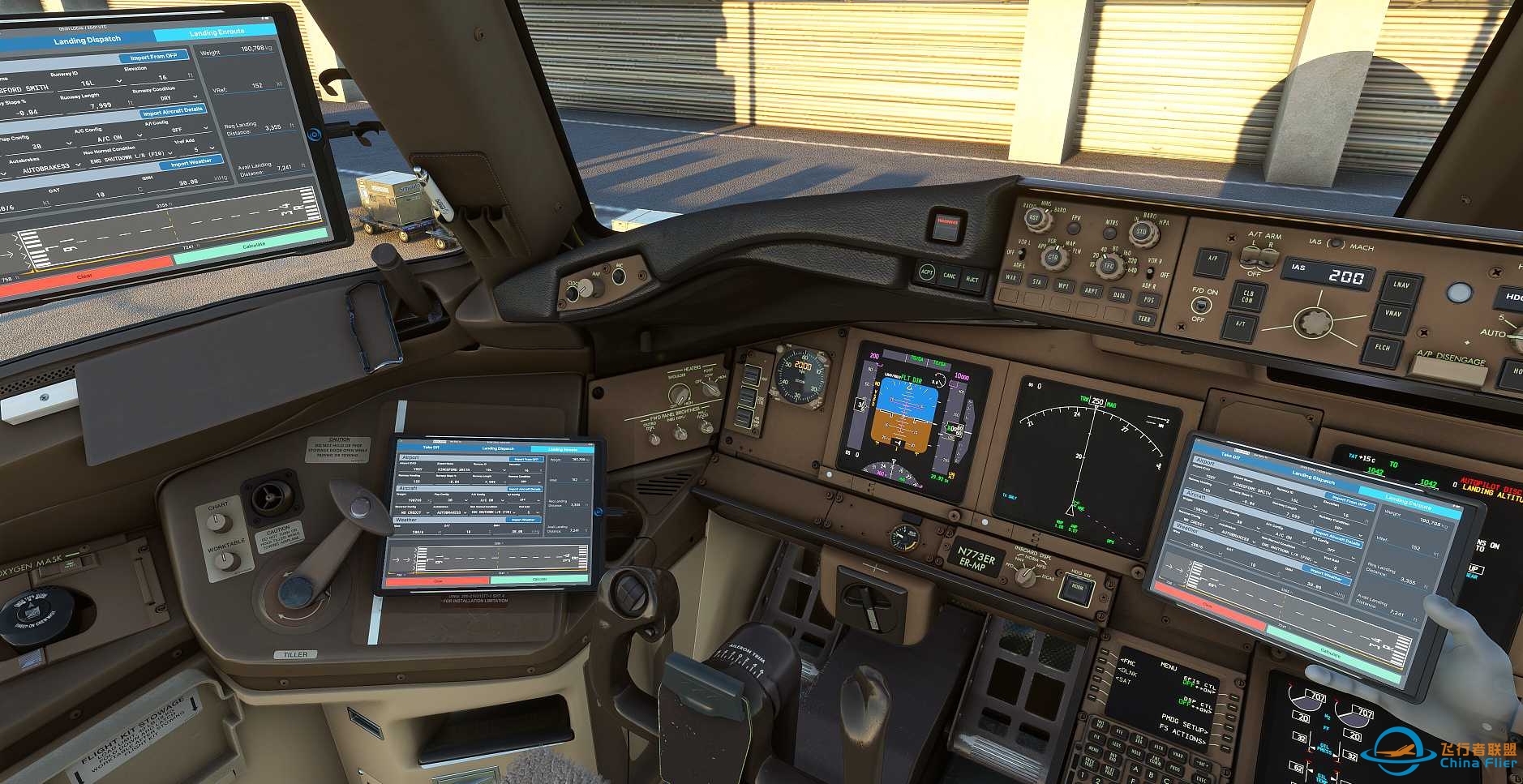 PMDG 777 展示 2：通用飞行平板电脑-6796 