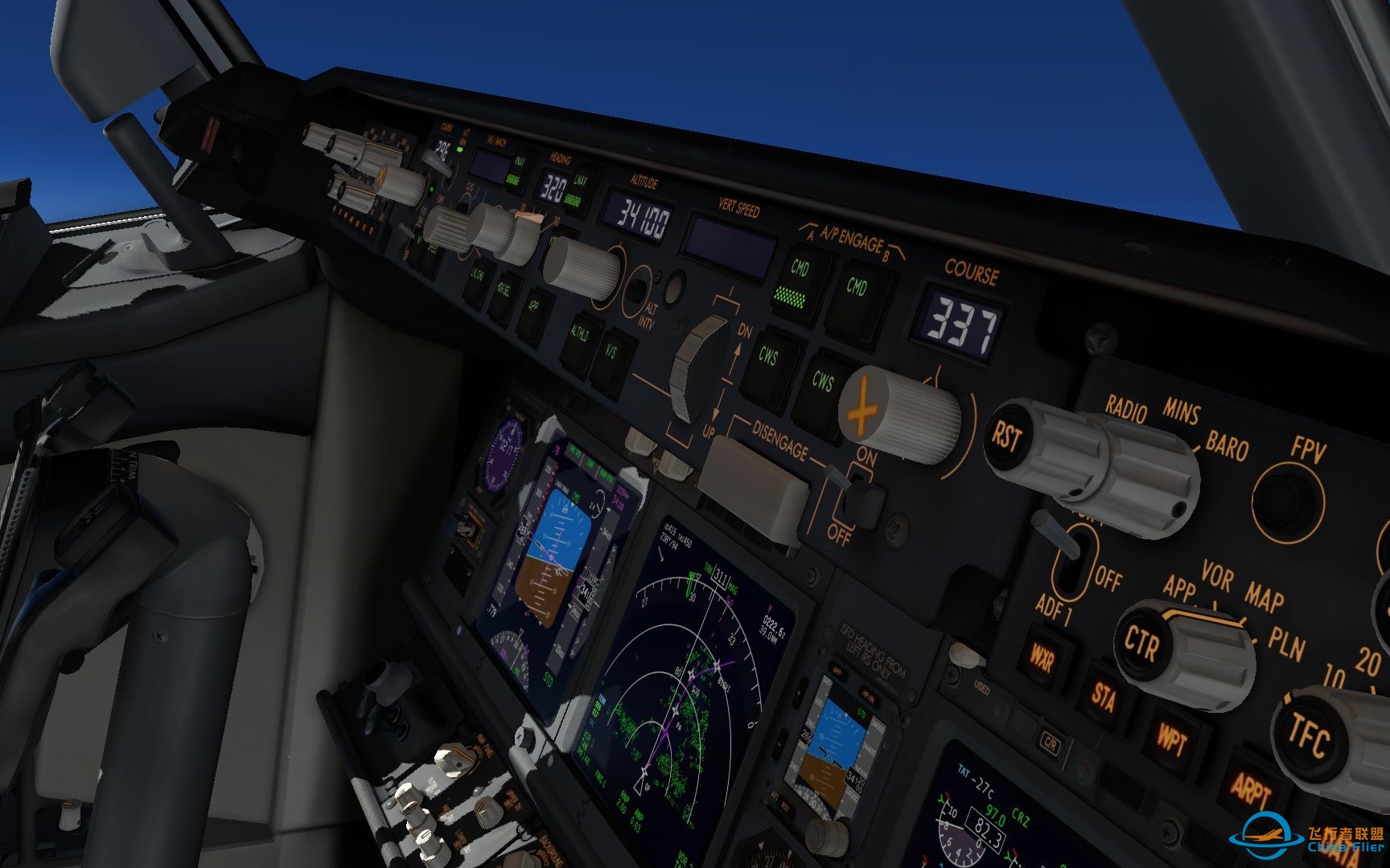 【4017/xp11】 波音737-800 标准操作程序教学讲解-3381 