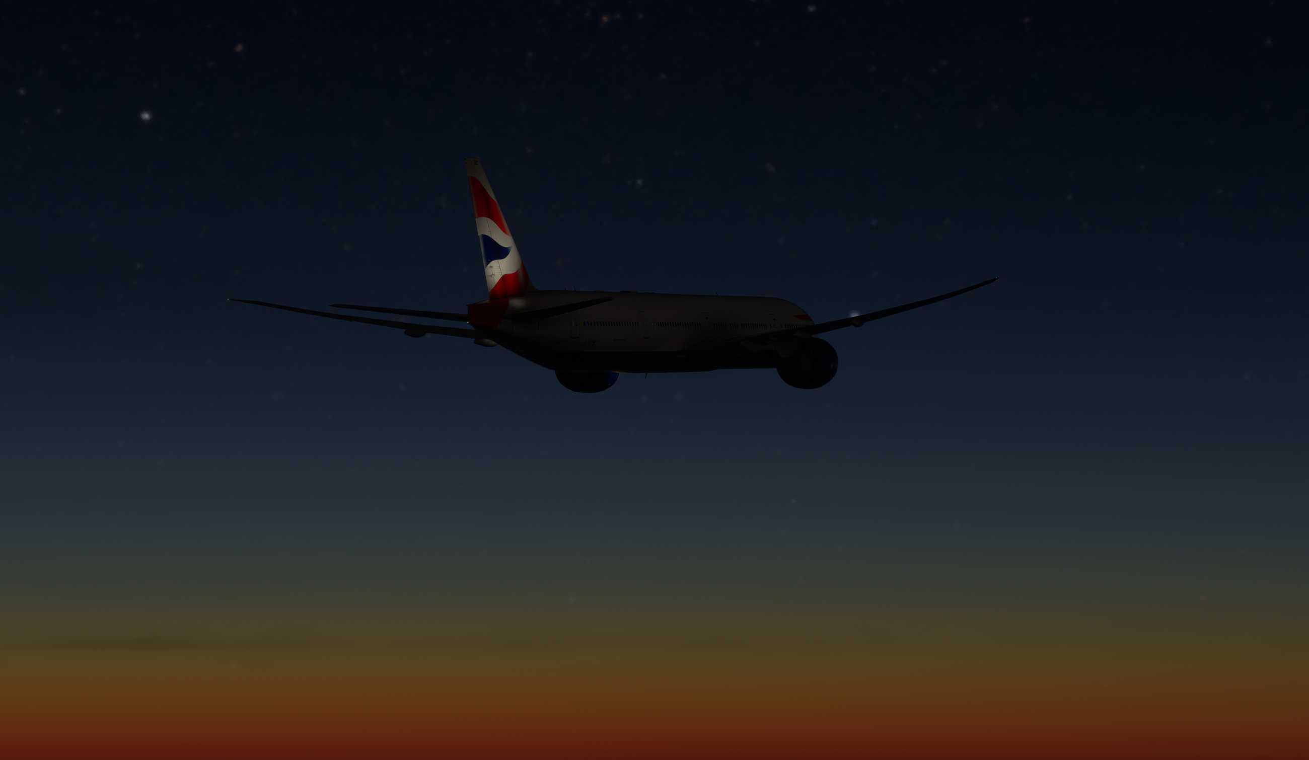 【MSFS】777-300ER KJFK-EGLL-9107 