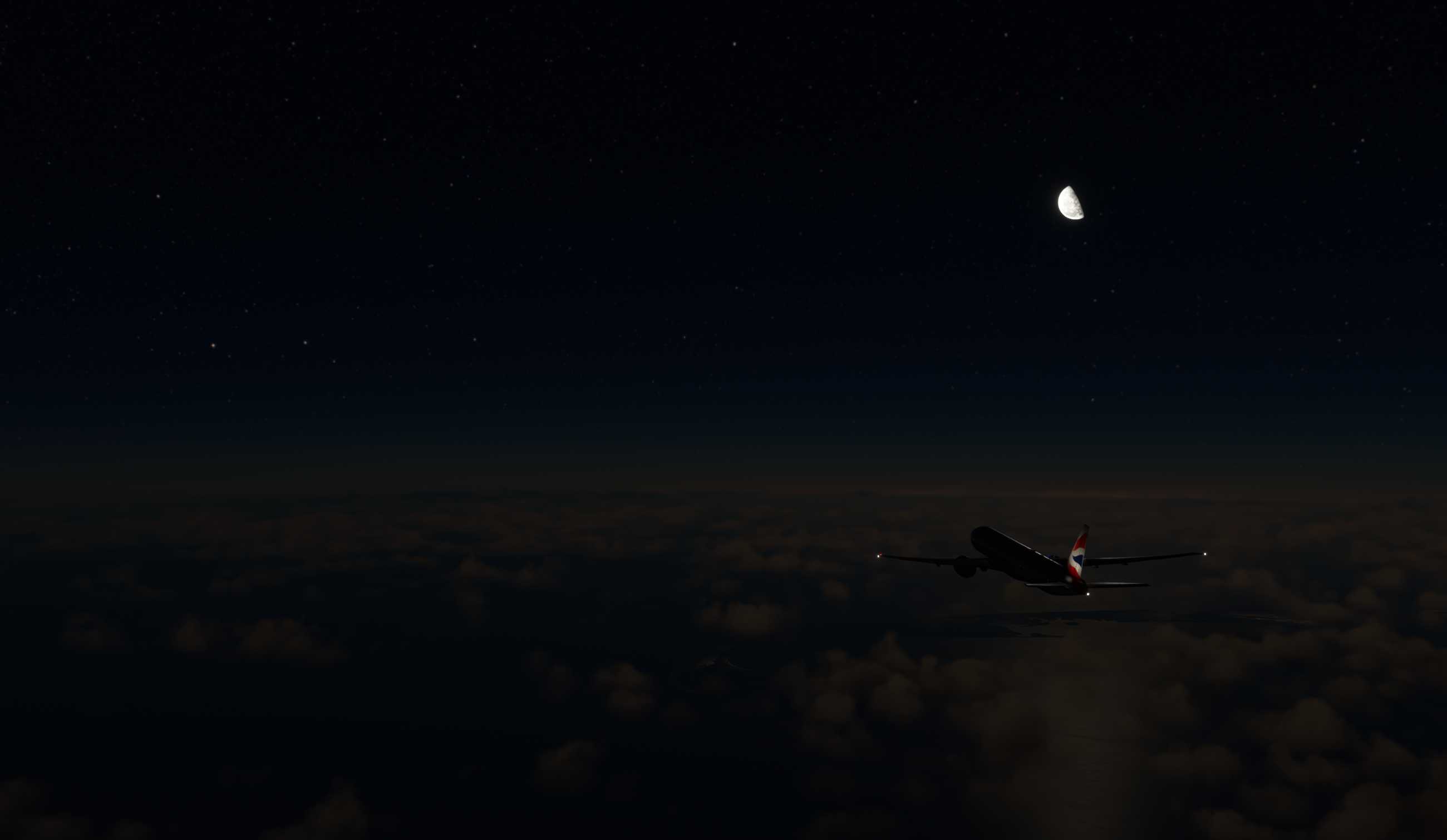【MSFS】777-300ER KJFK-EGLL-4198 