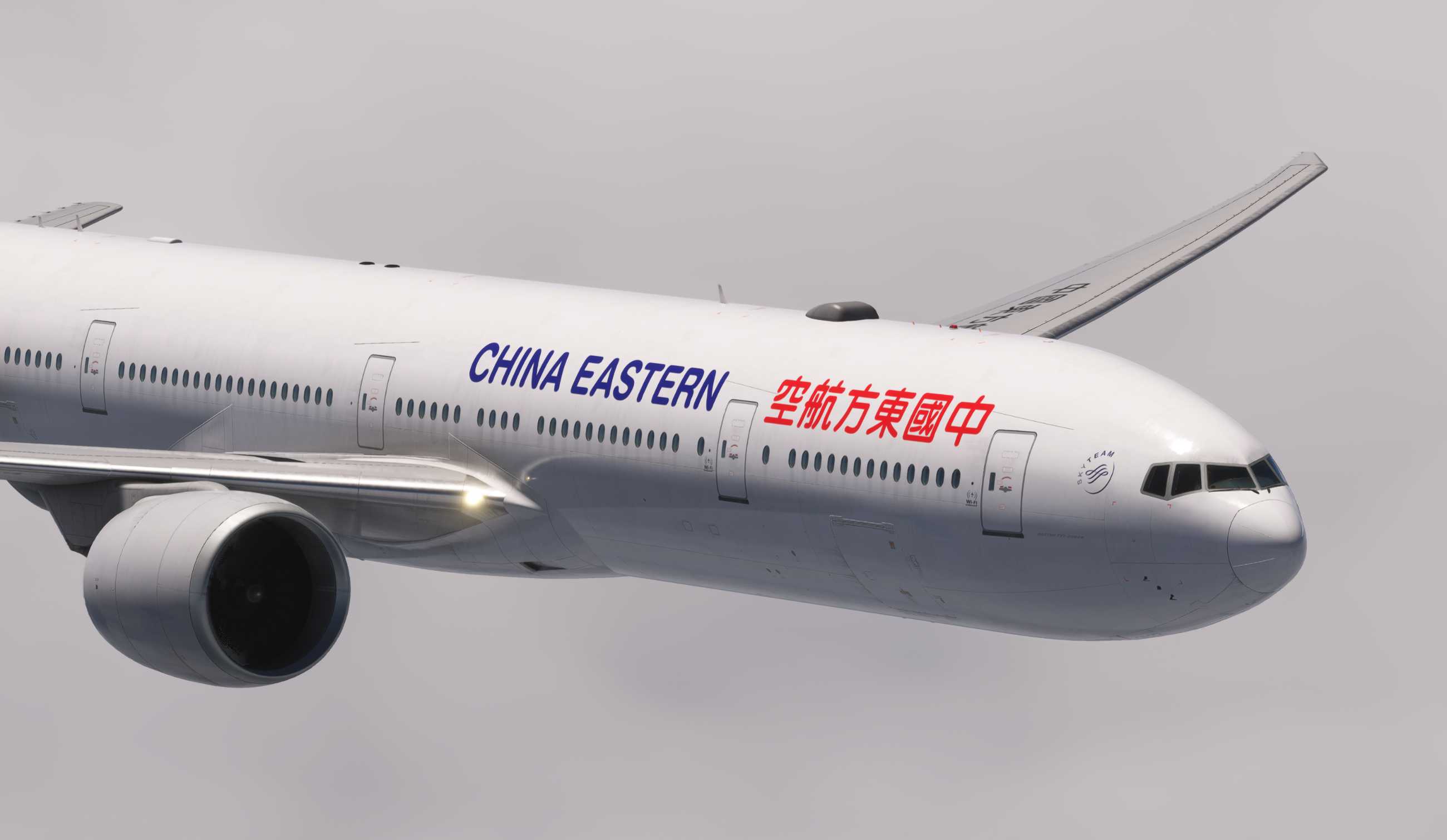 【MSFS】777-300ER ZSPD-KSFO-3719 