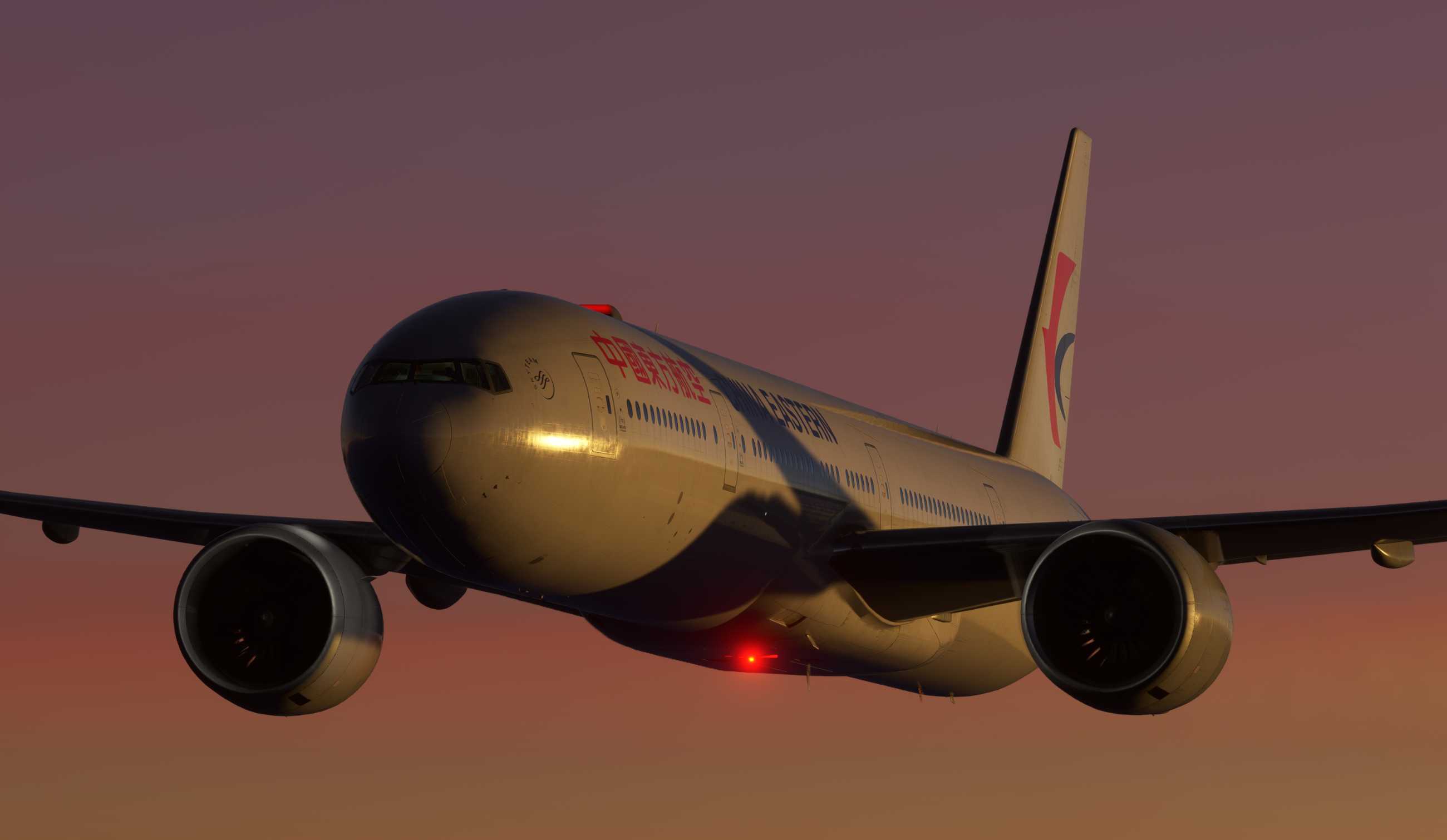 【MSFS】777-300ER ZSPD-KSFO-5199 