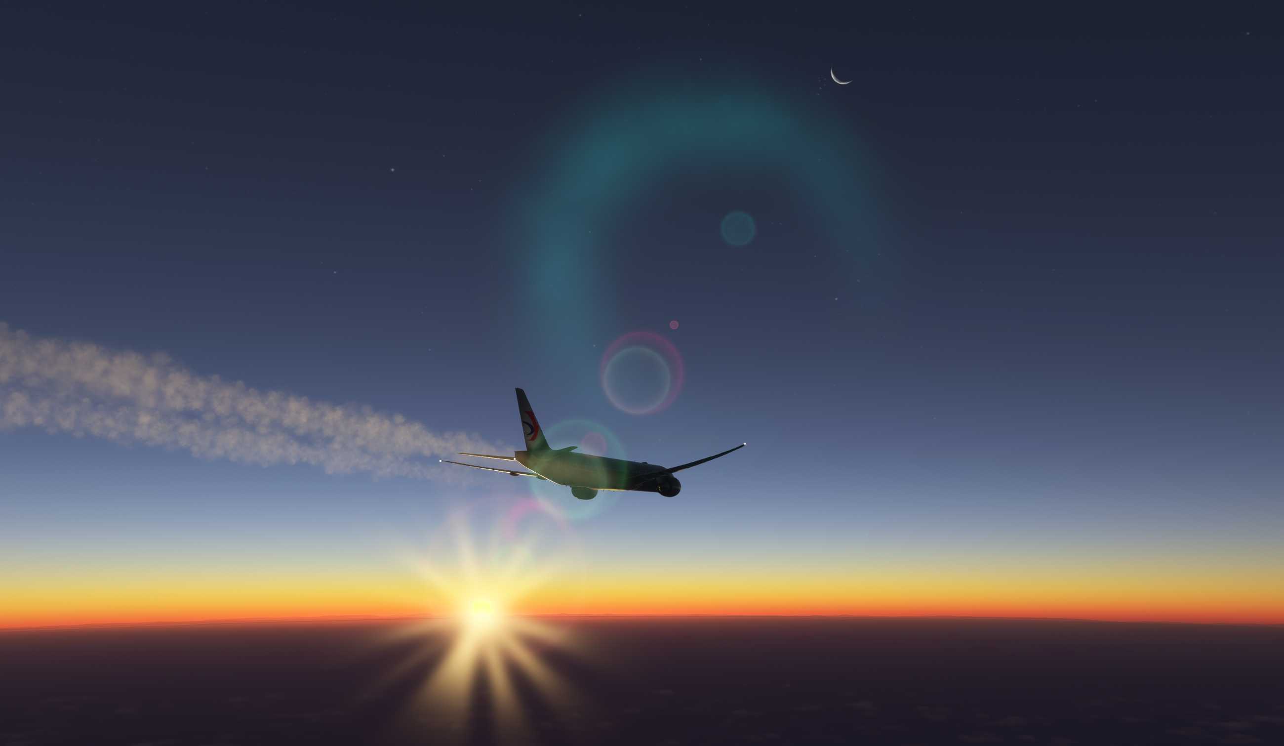 【MSFS】777-300ER ZSPD-KSFO-5719 