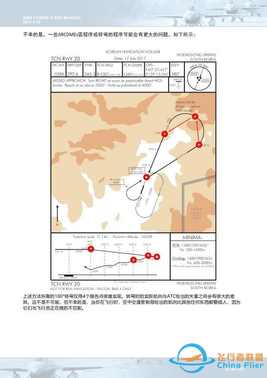 模拟飞行 BMS 中文手册 通信和导航 11.5矢量仪表进近-8235 