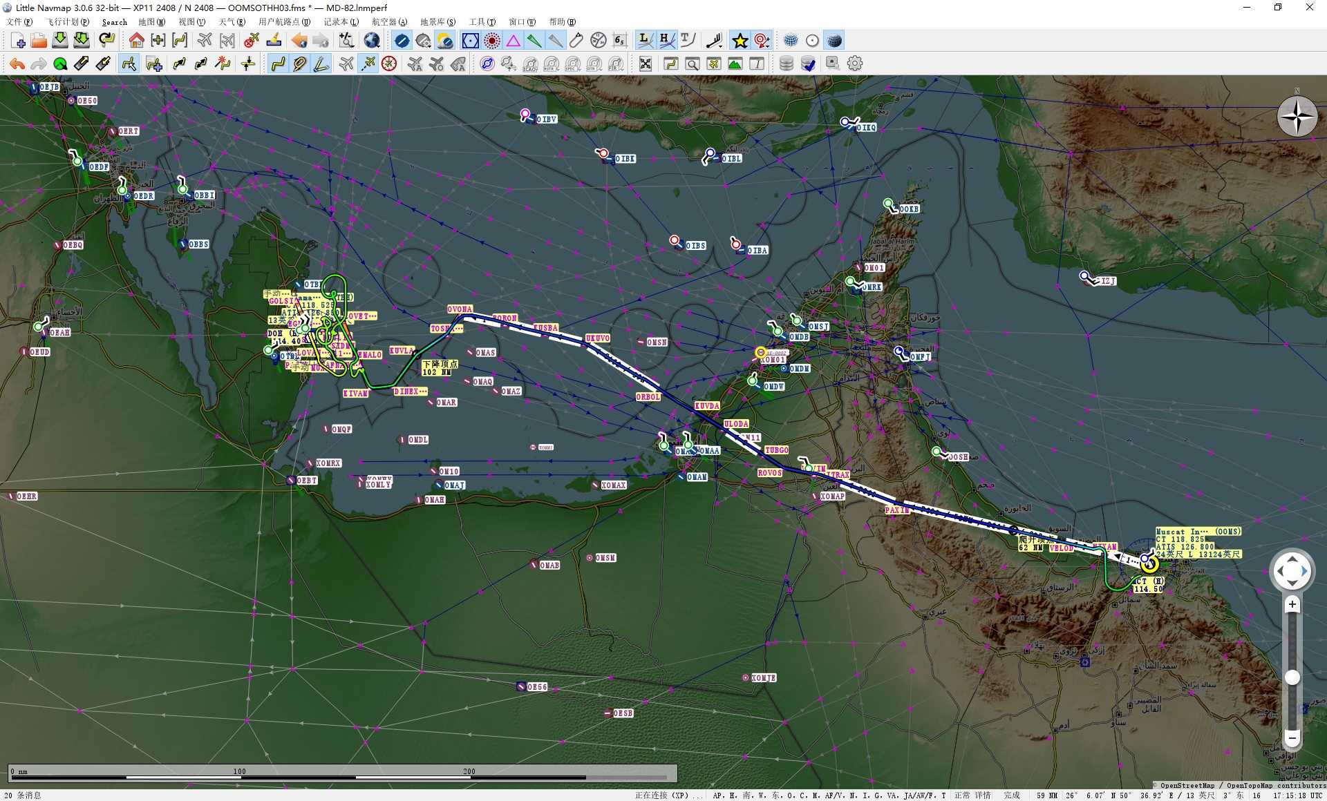 今天头一回飞727-200，那叫一个惊心动魄。-3422 