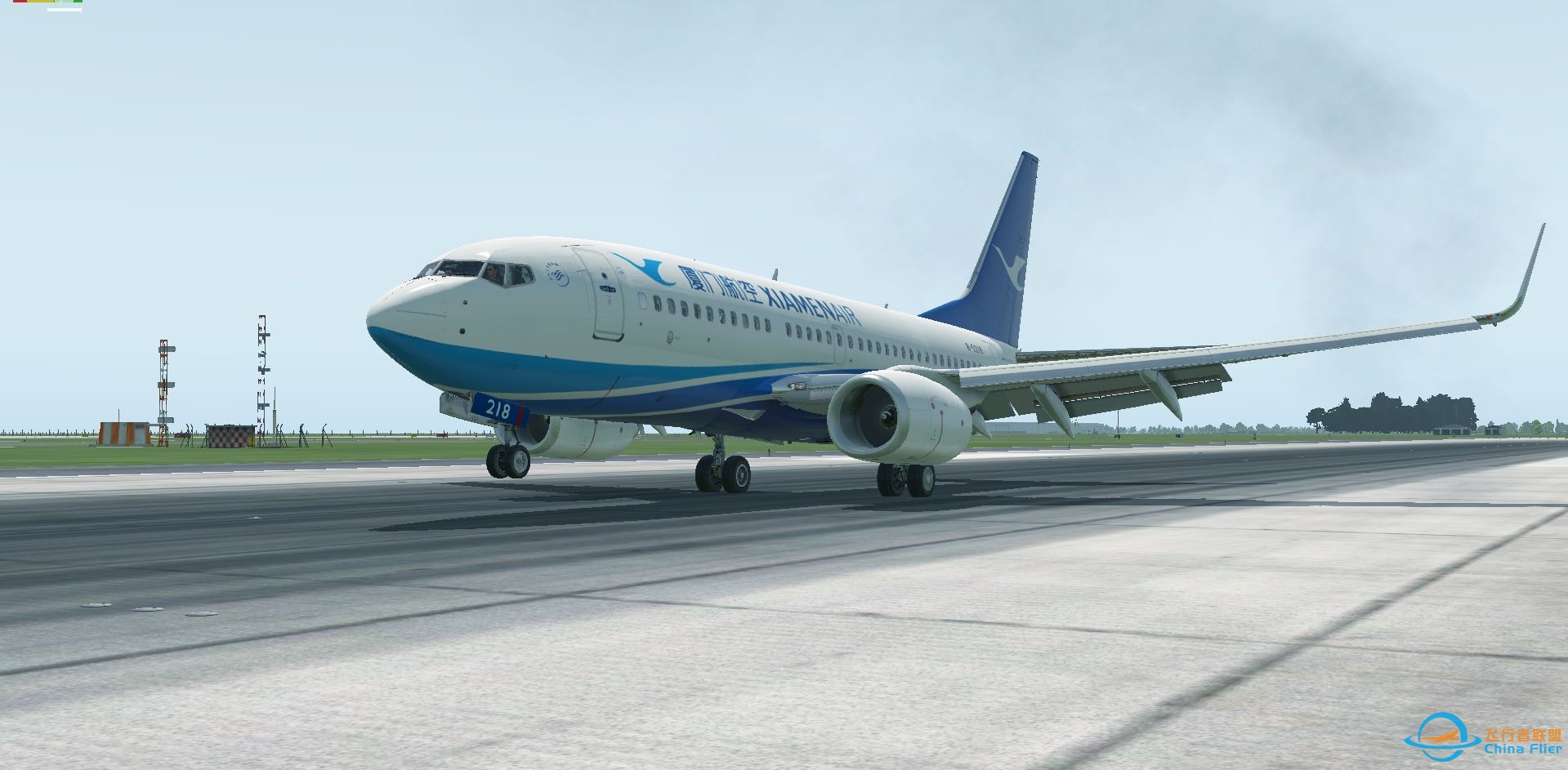 原创 免费 LevelUp737-700 厦门航空标准涂装 B-5218-1418 
