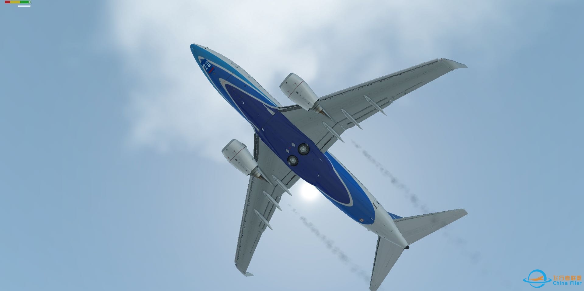 原创 免费 LevelUp737-700 厦门航空标准涂装 B-5218-3994 