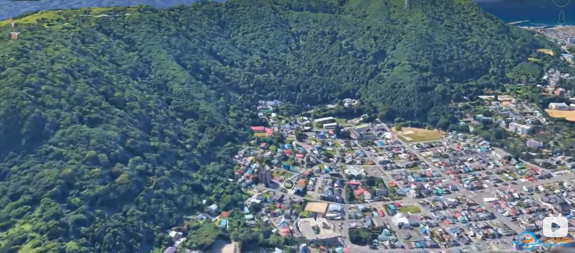 模拟飞行用谷歌地球的3D地图-612 