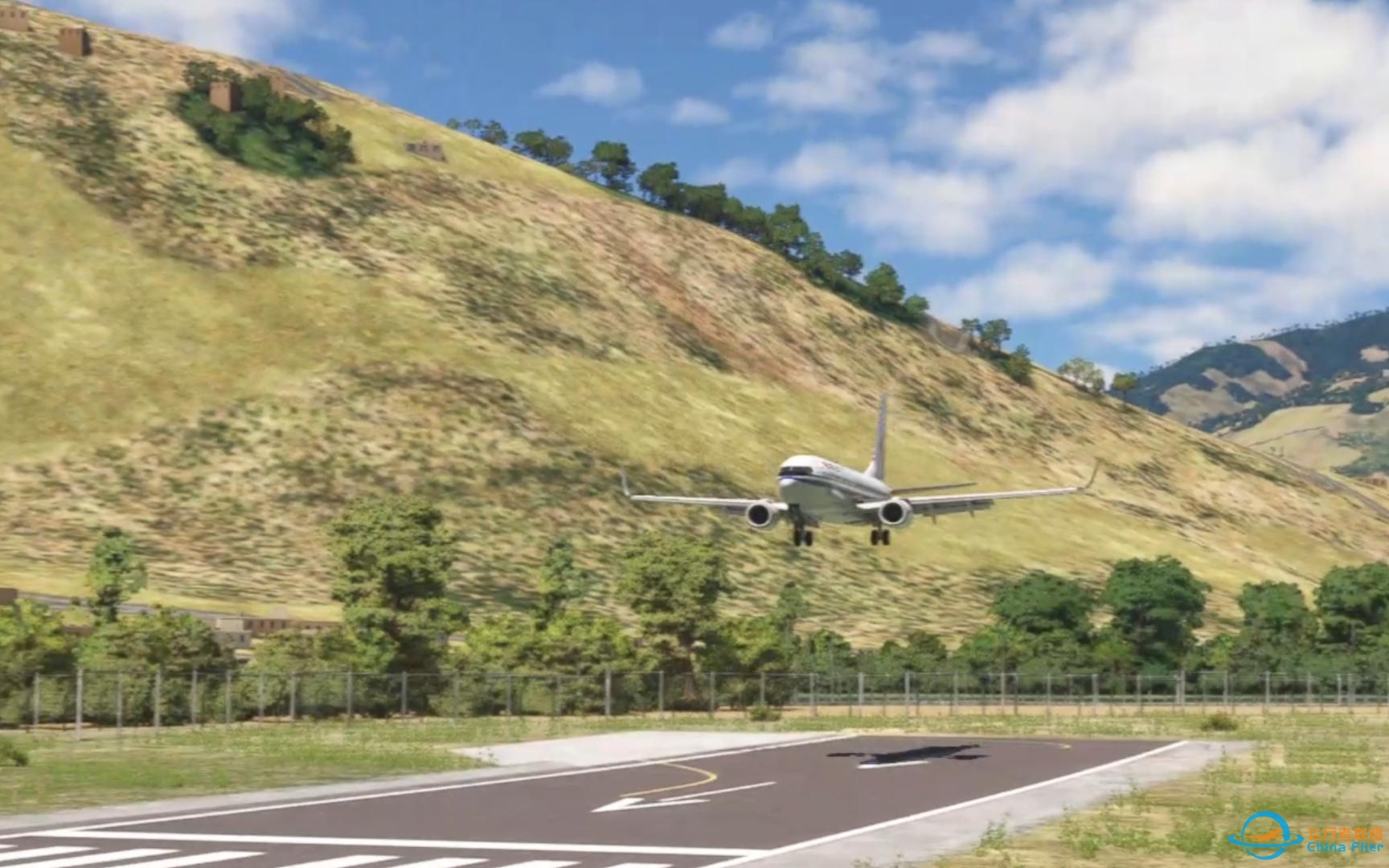 PMDG737降落帕罗机场-1831 
