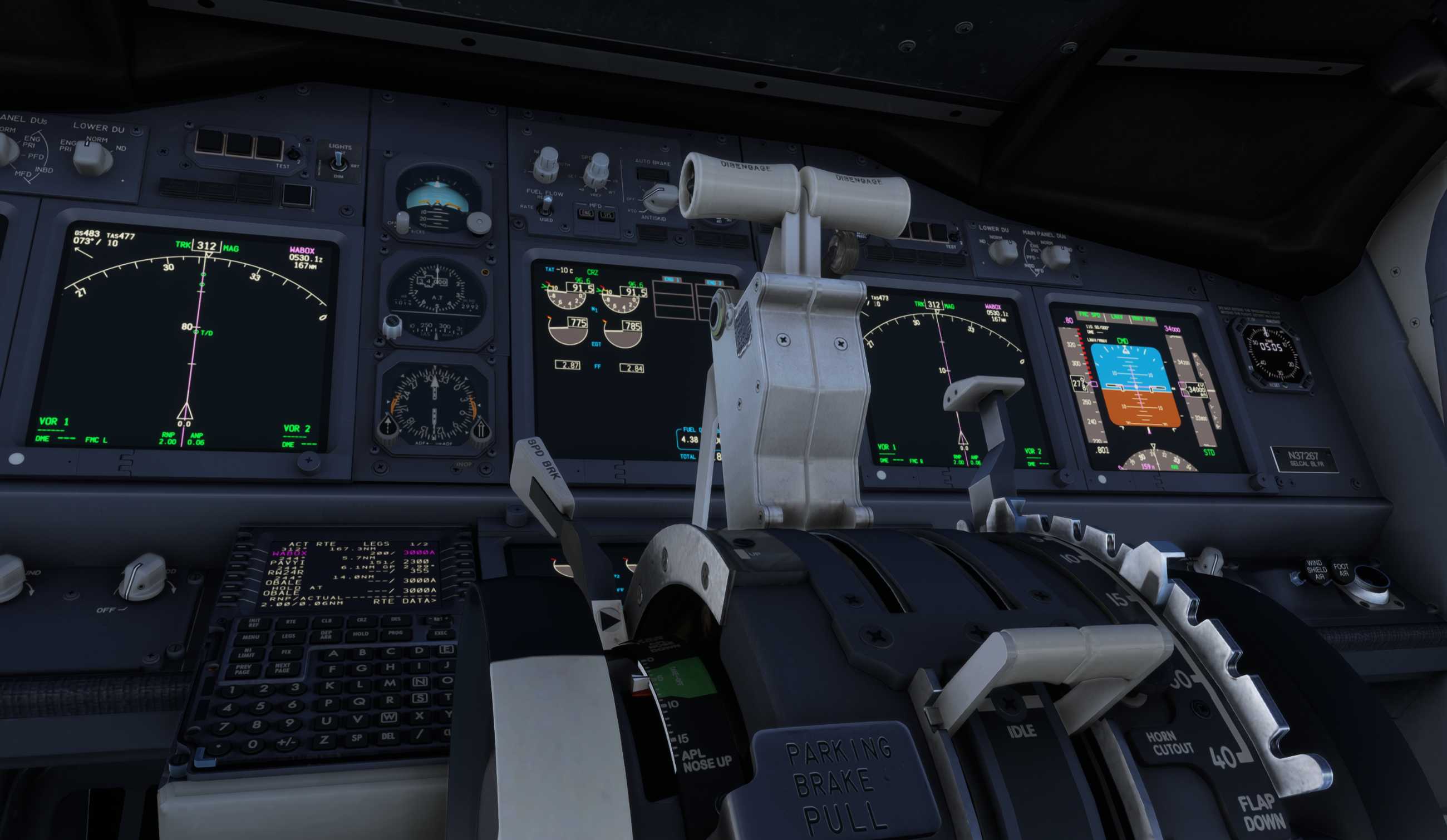 【MSFS】737-800 PTKK-PGUM-3484 