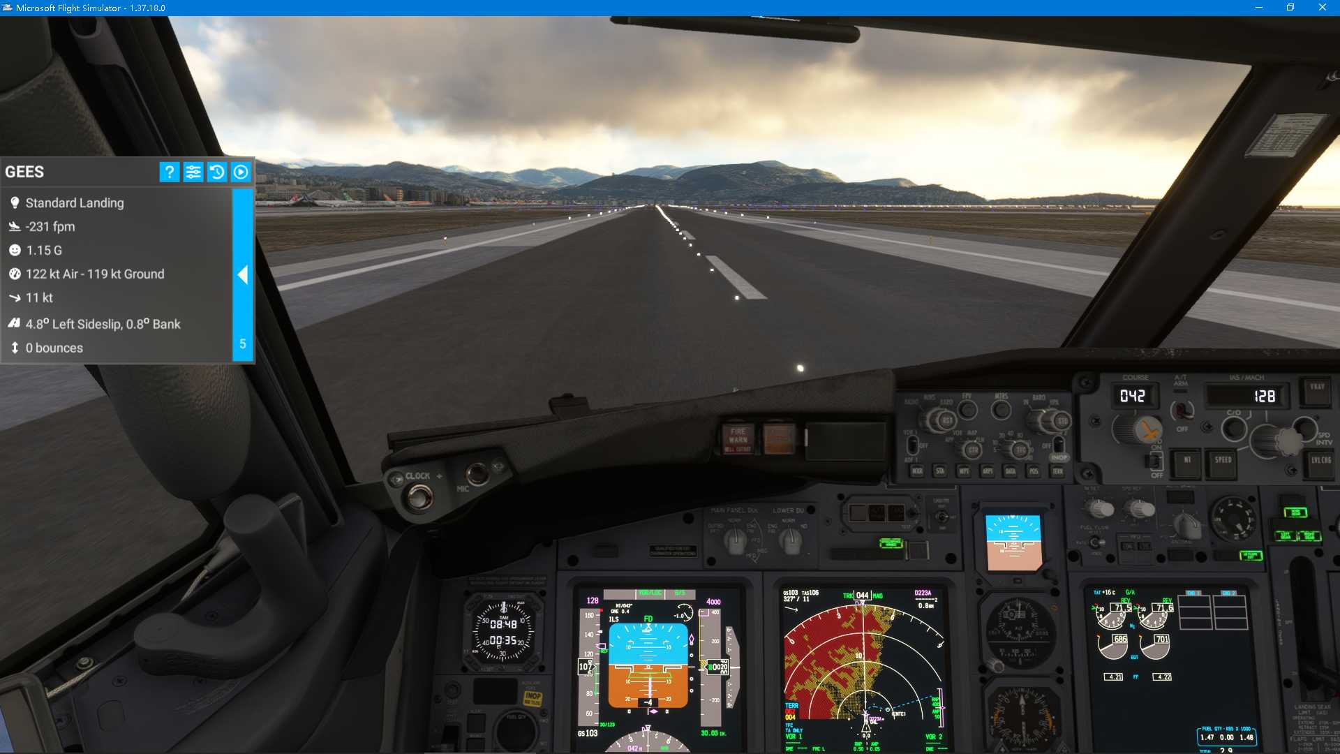 MSFS   LFKB-----LFMN-9804 
