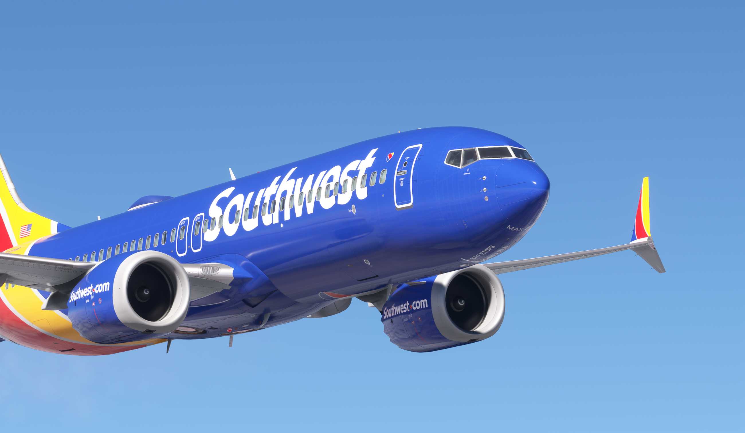 【MSFS】737-8 KLAS-KABQ-8692 