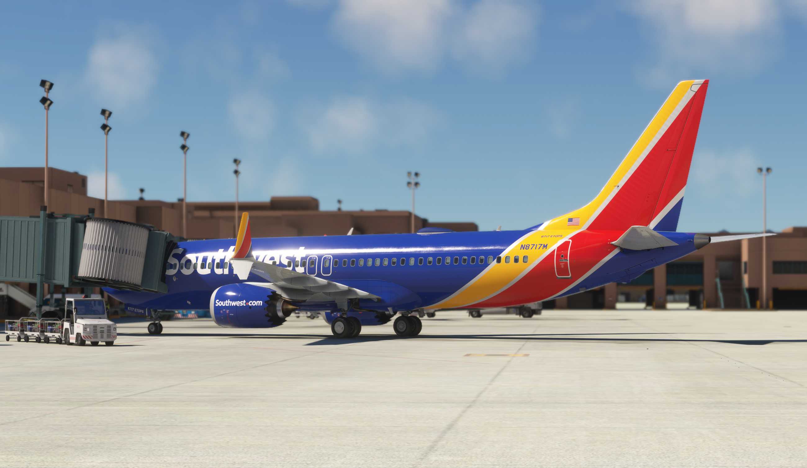 【MSFS】737-8 KLAS-KABQ-4988 