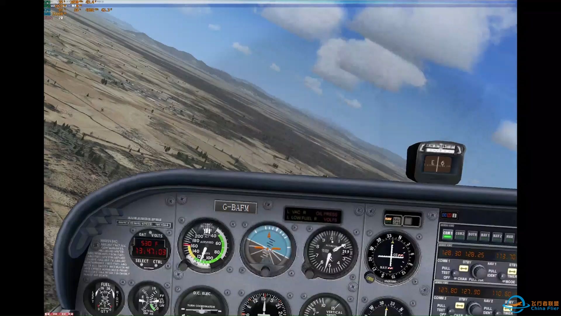 【飞行模拟锦标赛】FSX塞斯纳172发动机失效无动力返场-8069 