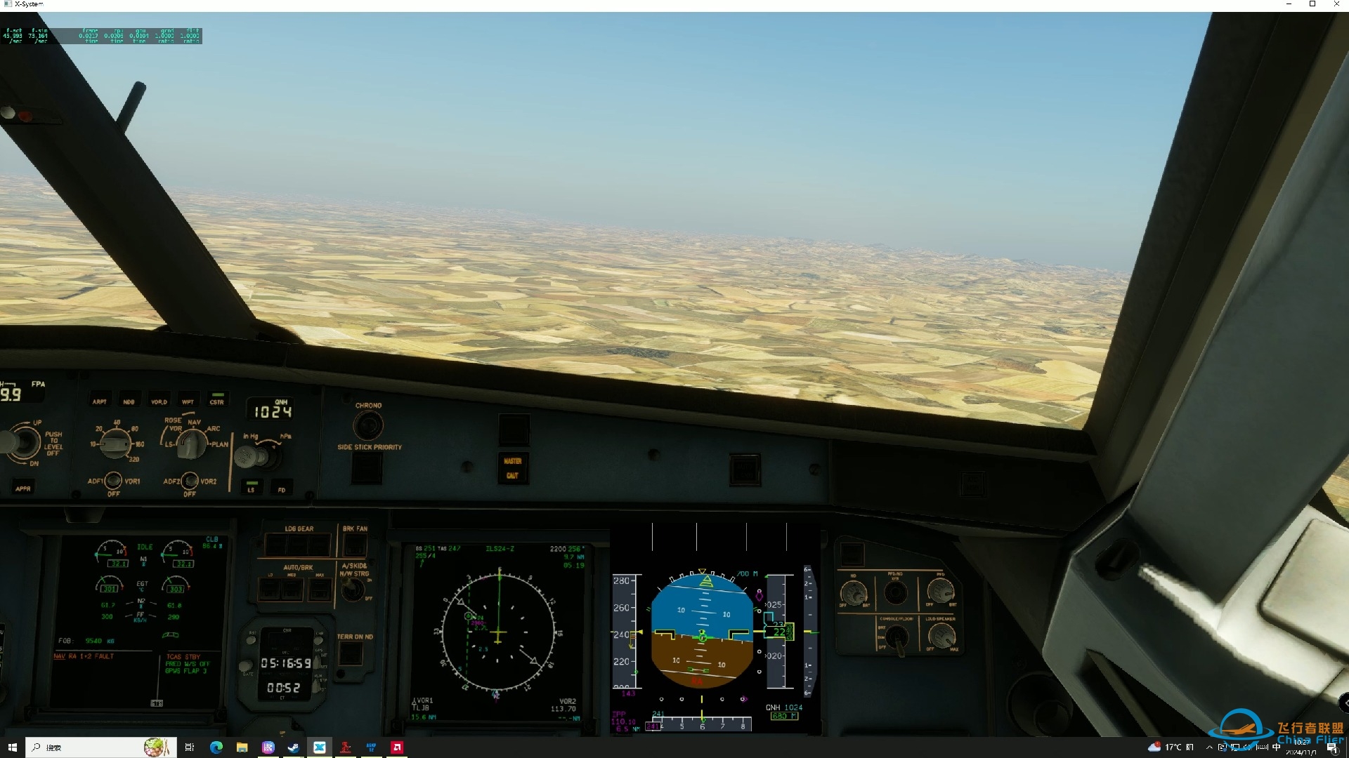 X-Plane 12 toliss321 三脱，三脱直接法则，单发直接法则-7216 