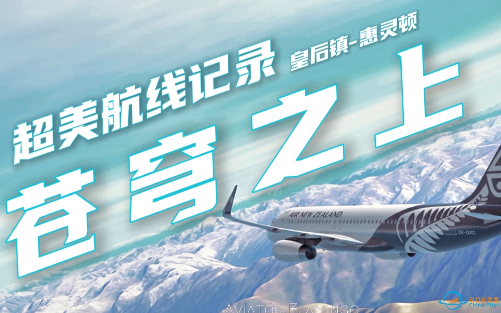 [Infinite Flight] 凌于苍穹之上 一睹绝美景色｜皇后镇-惠灵顿 飞行记录微短片-6381 