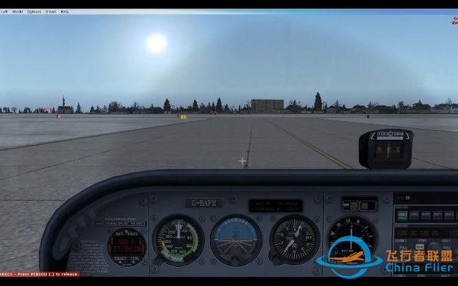 微软飞行模拟10  FSX 塞斯纳172 视频 发动机冷仓启动程序-6846 