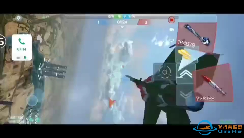 ［现代空战3D］和师兄对练单挑，纯减速缠斗流预判思路引导-2850 