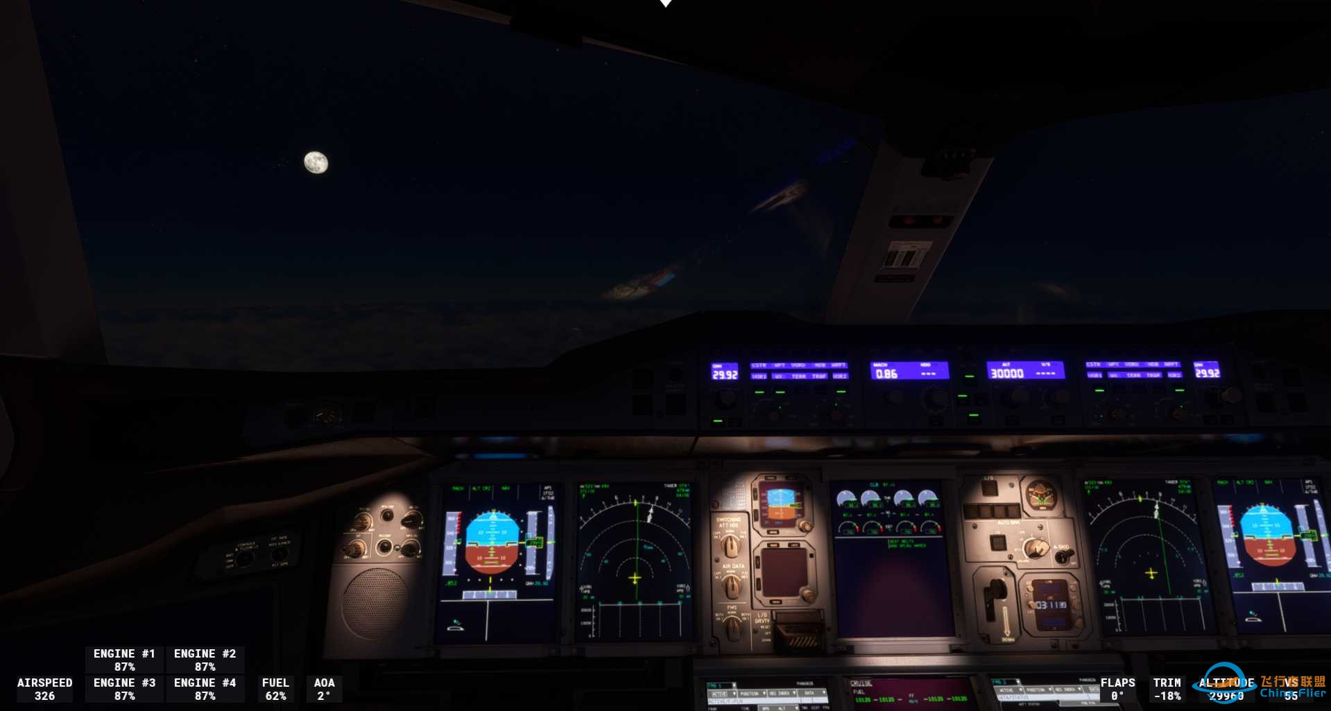 FBW南航大胖子A380飞行杂图-8364 