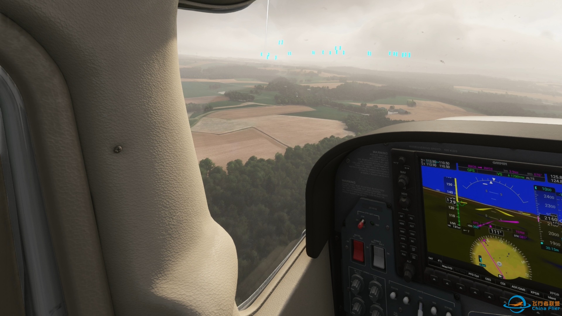 微软模拟飞行2024 071 VR 生涯模式  64倍模拟速率赚钱就是快-4745 