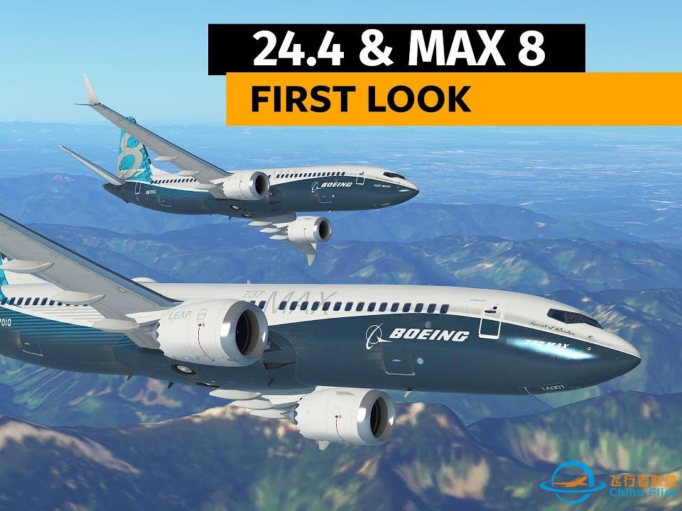 Infinite Flight B737-8 MAX已更新至 24.4-1791 