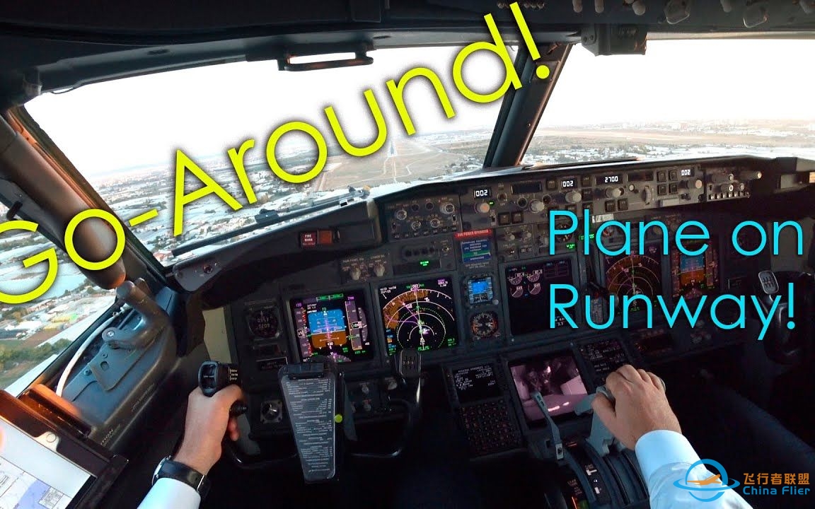 【Pilot Blog】波音737在安塔利亚手动复飞——驾驶舱视角+解说（中文字幕）-6818 