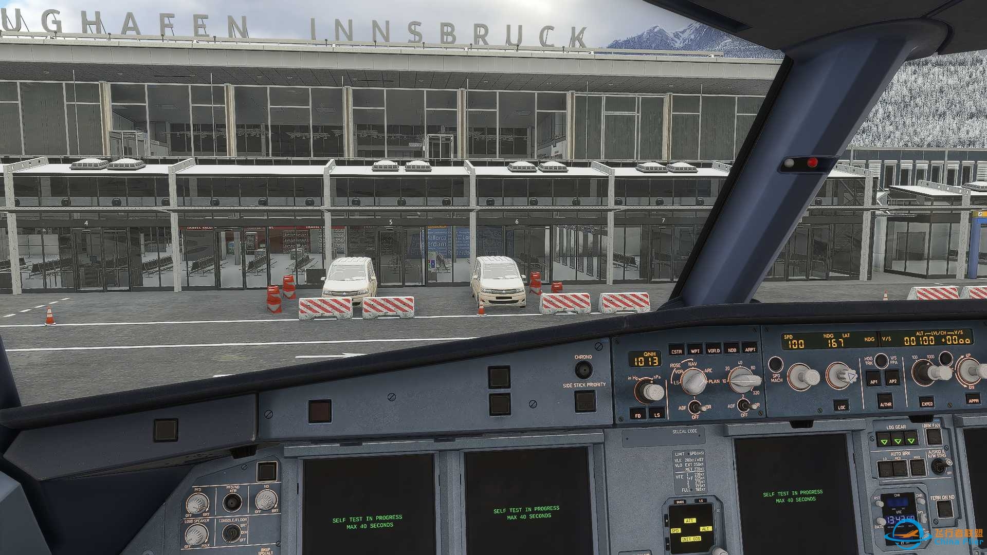 MSFS2024，阿尔卑斯滑雪季实时天气，A321neo，从LOWI到EGLL-9871 