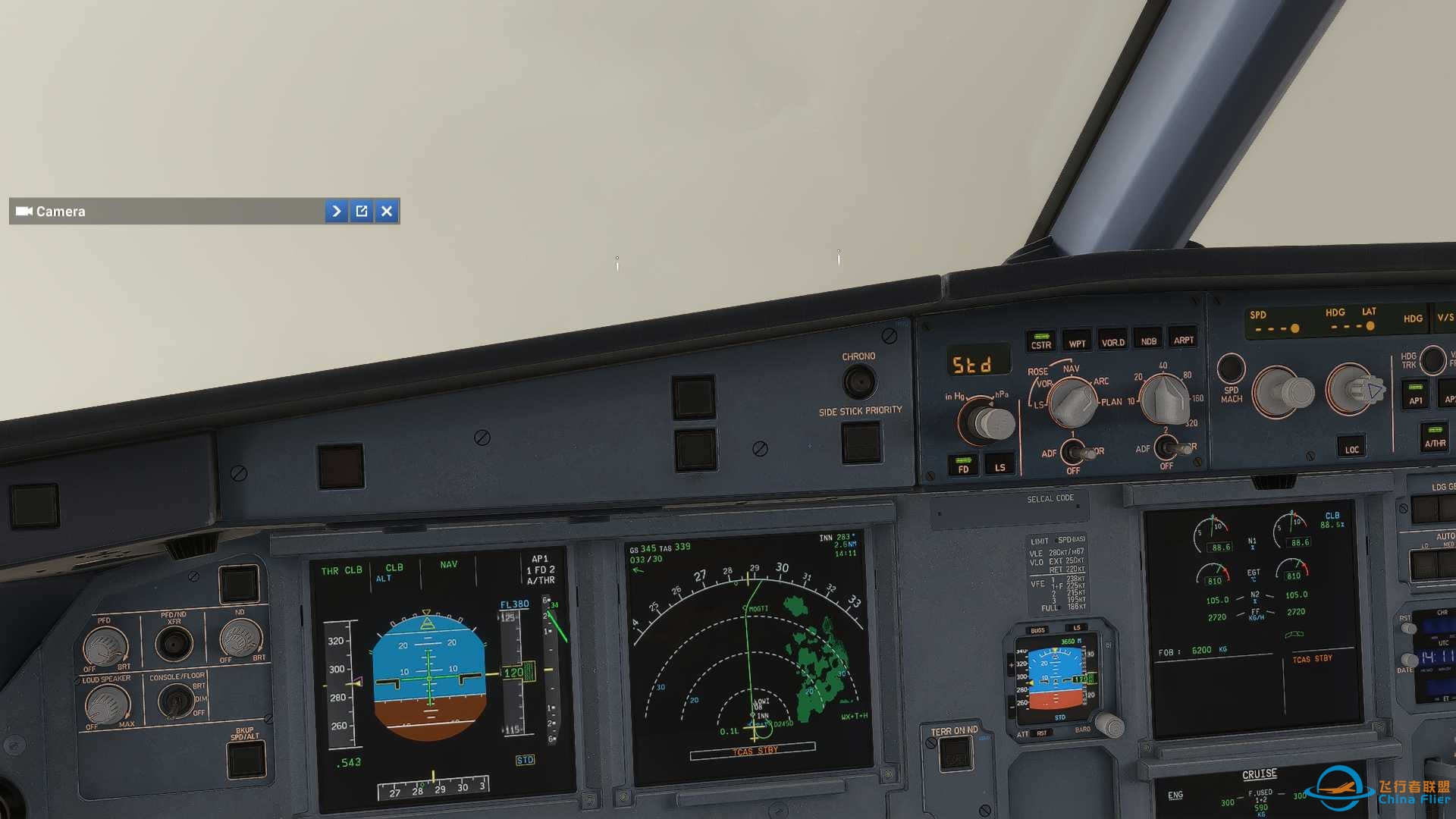 MSFS2024，阿尔卑斯滑雪季实时天气，A321neo，从LOWI到EGLL-1565 