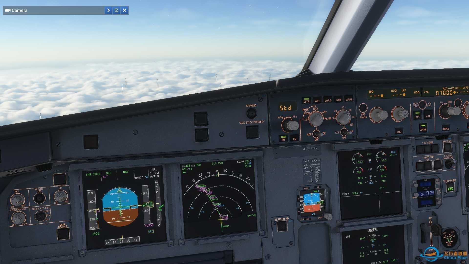 MSFS2024，阿尔卑斯滑雪季实时天气，A321neo，从LOWI到EGLL-8705 