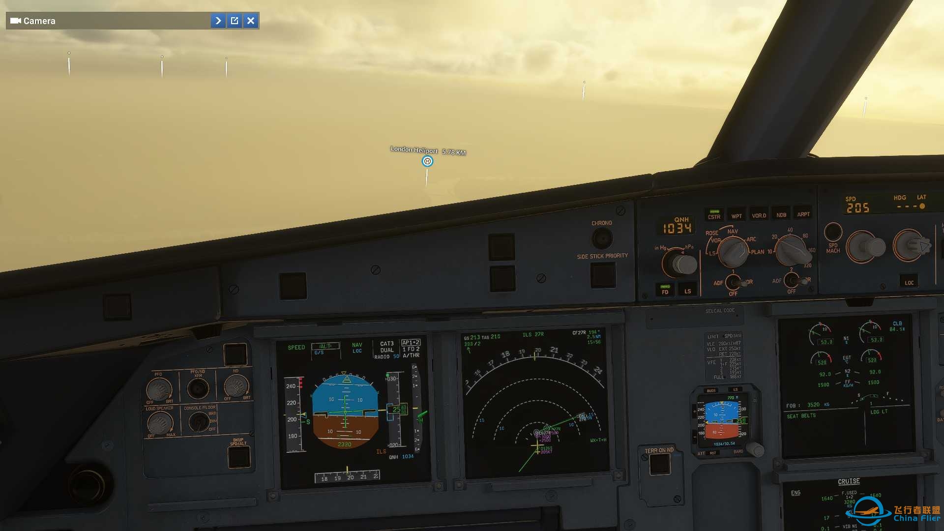 MSFS2024，阿尔卑斯滑雪季实时天气，A321neo，从LOWI到EGLL-5205 