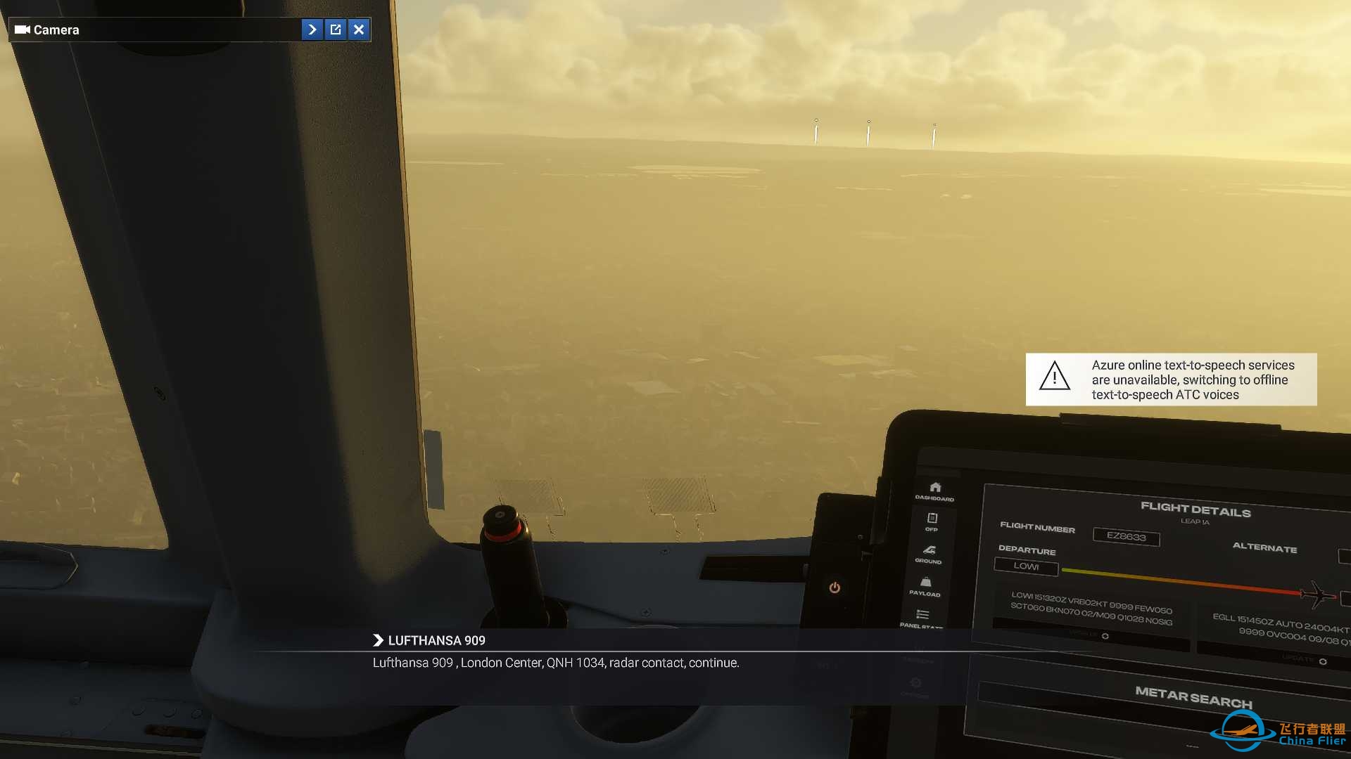 MSFS2024，阿尔卑斯滑雪季实时天气，A321neo，从LOWI到EGLL-2491 