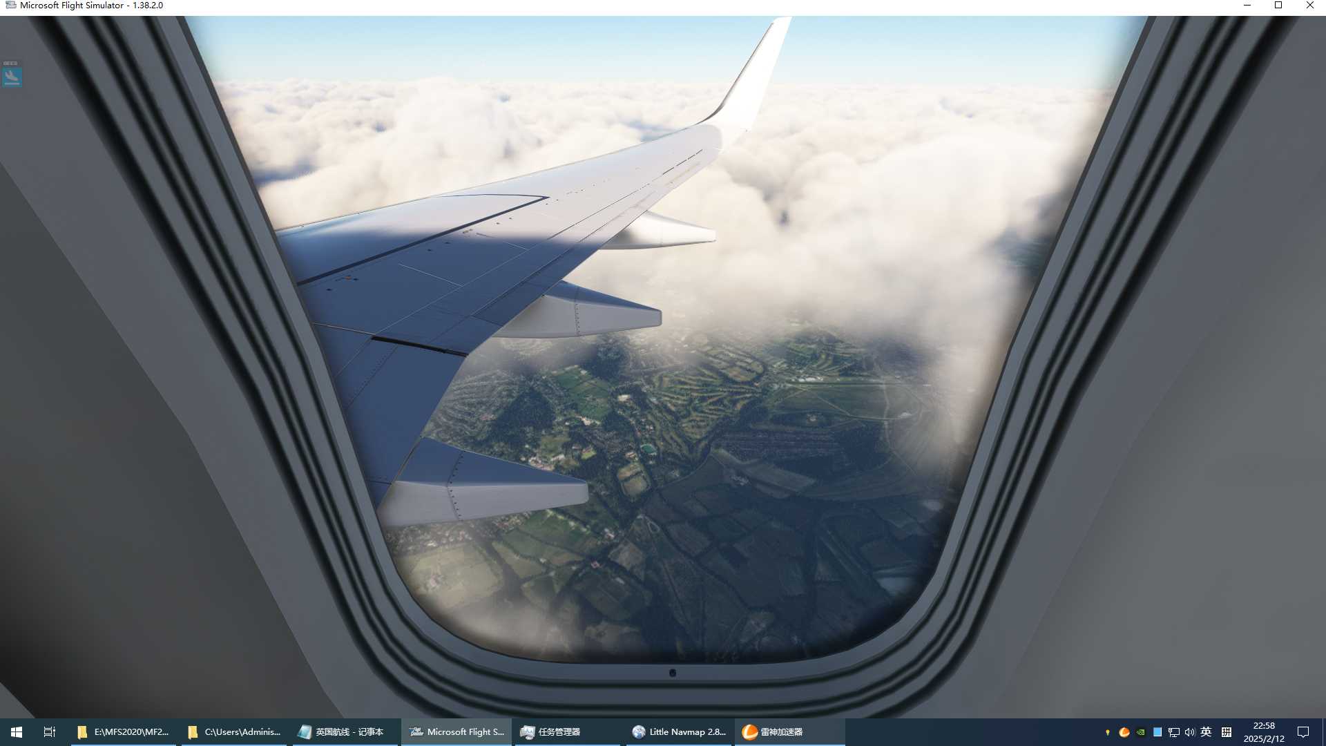 MSFS20    EBBR----- EGLL-9720 