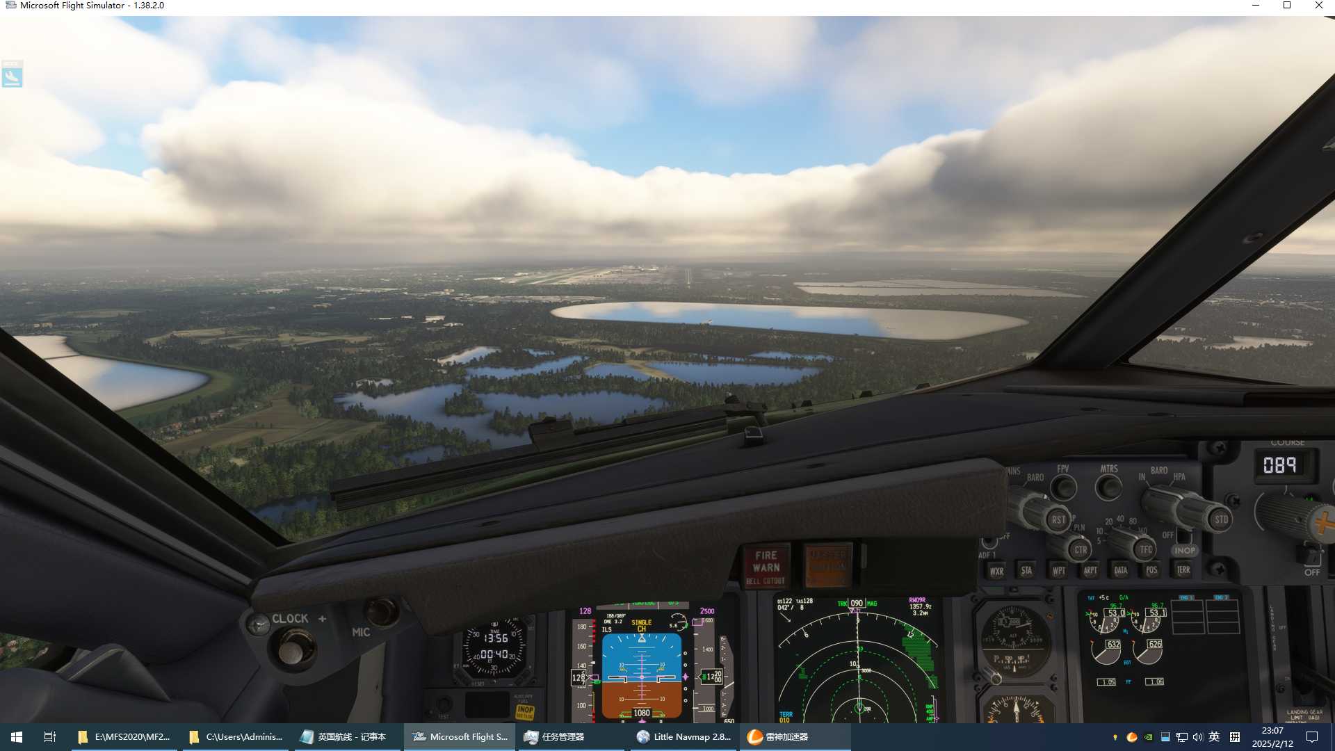 MSFS20    EBBR----- EGLL-8500 
