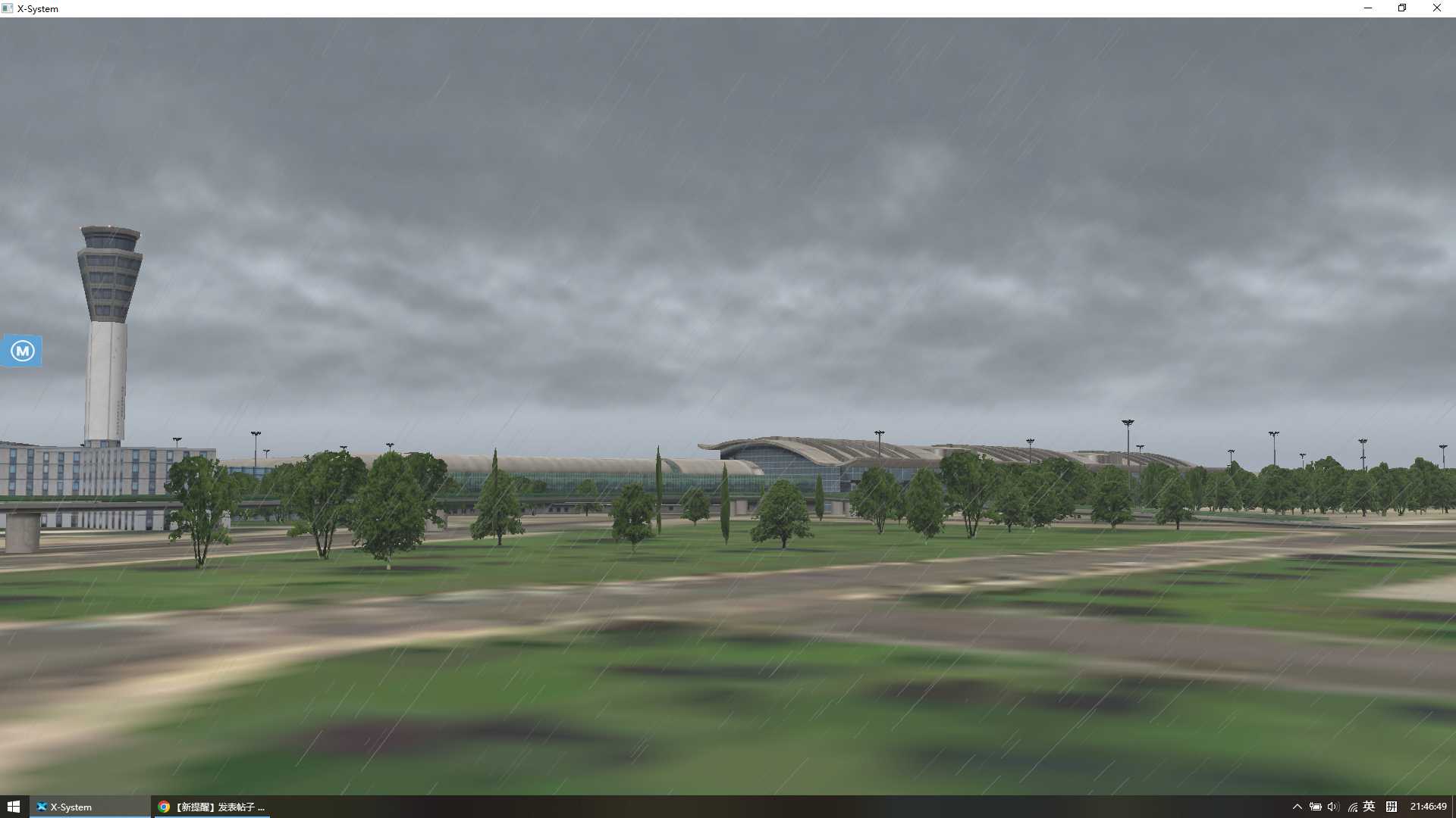 【xplane11】CTU；ZUUU；成都双流国际机场；暴风雨下的机场-4730 