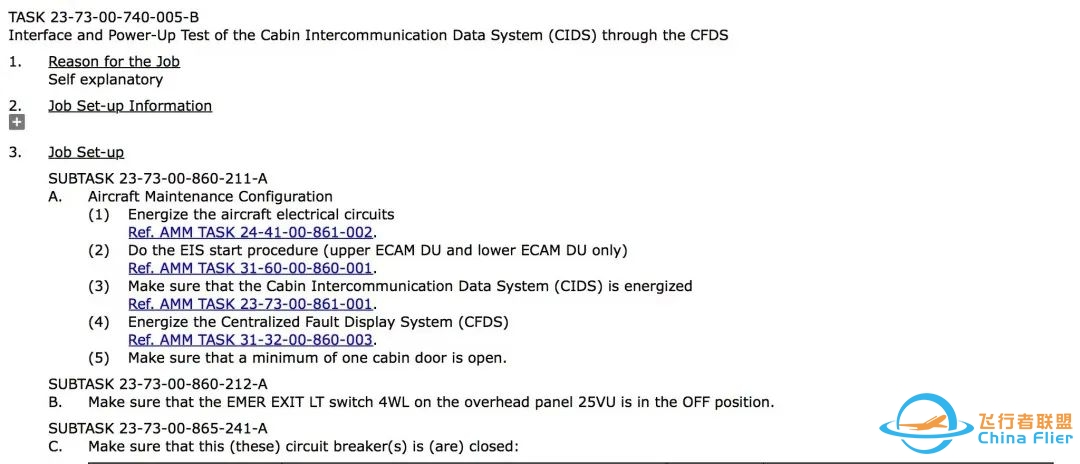 空客320S-23-COM CIDS 1+2 FAULT警告信息-8659 
