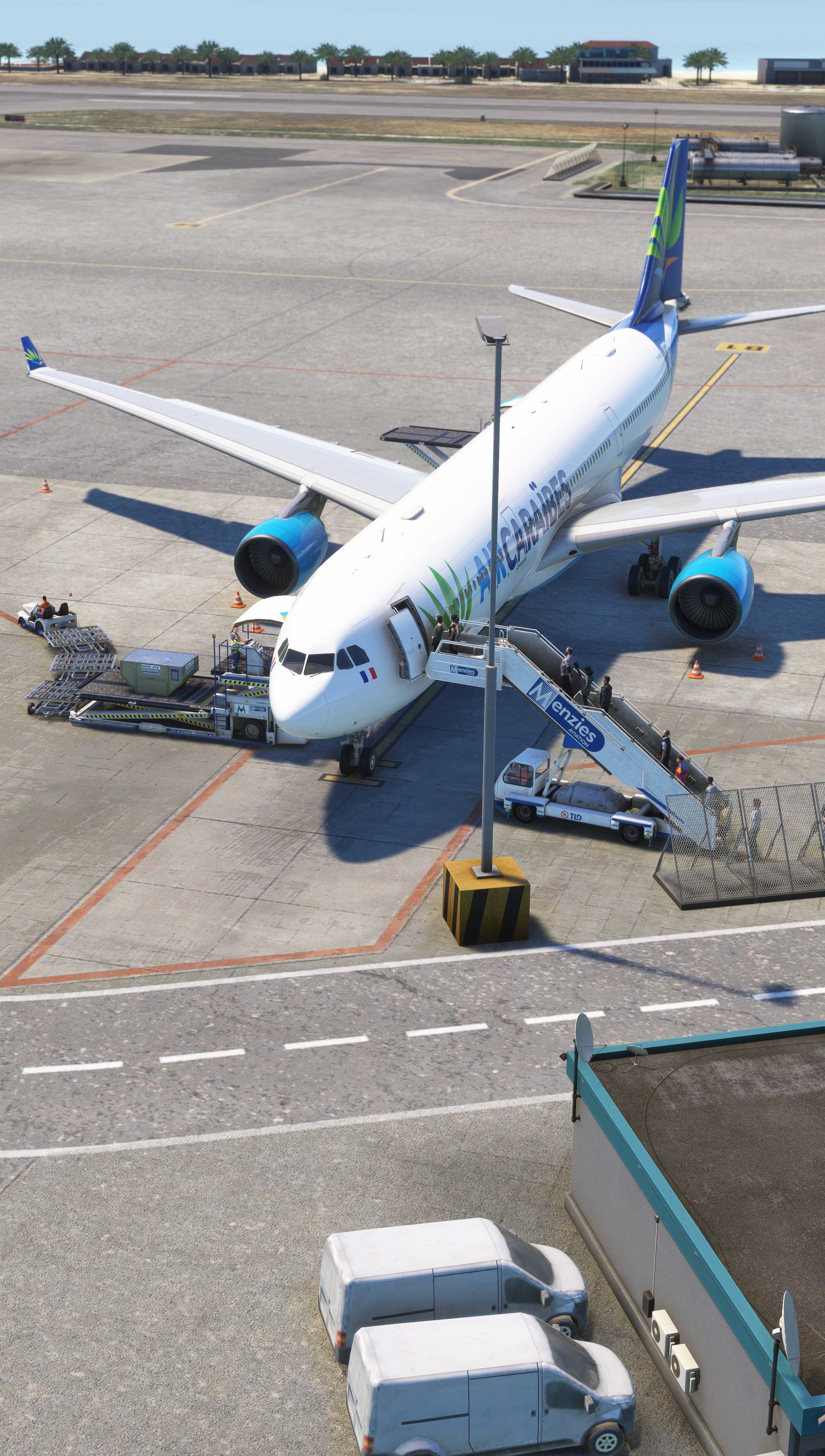 四万英尺鸟瞰中美洲大堡礁群岛-414 