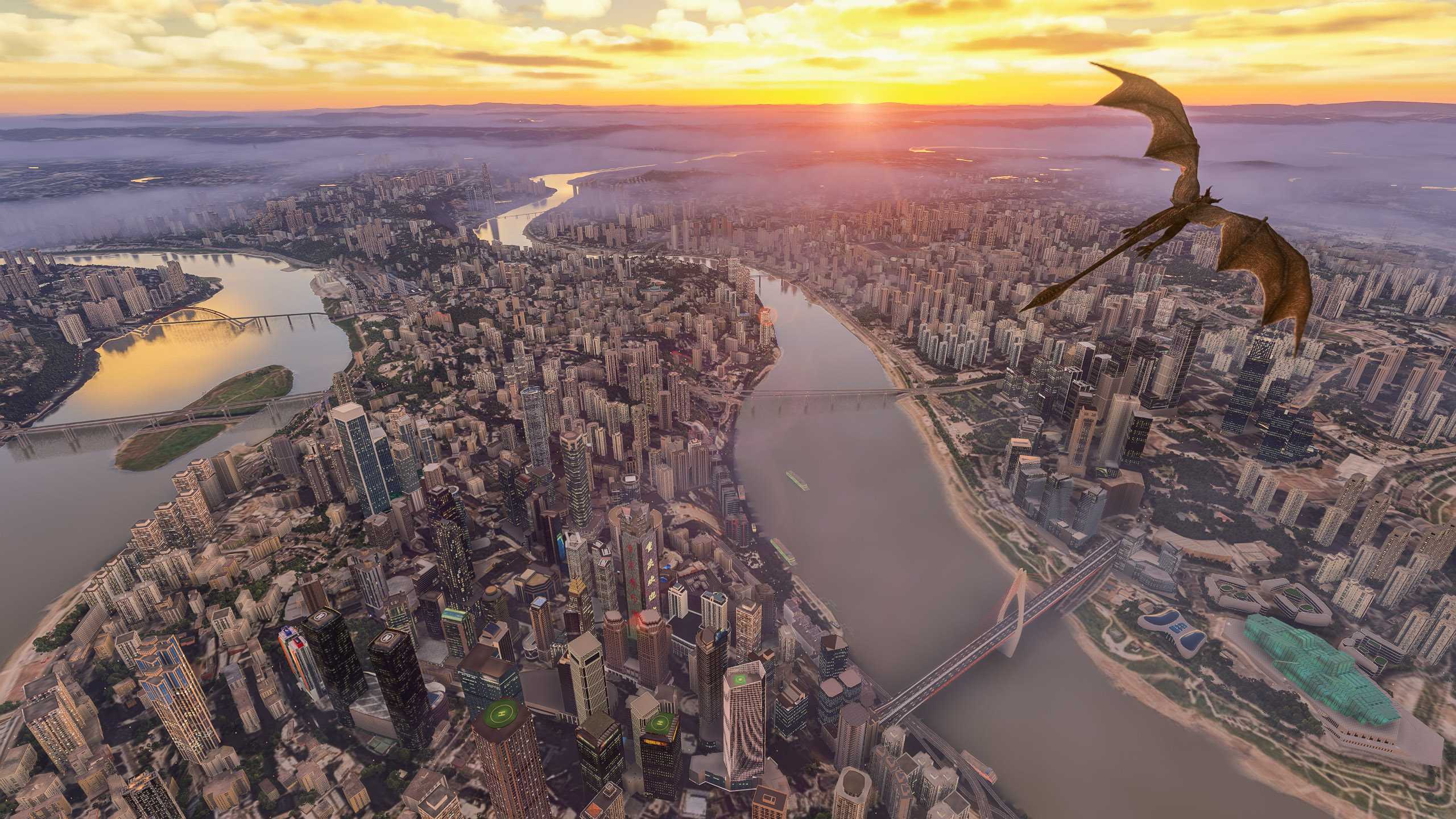 骑着飞龙去重庆-MSFS2024-9036 