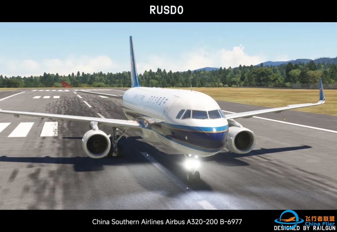【Fenix/MFS2020】中国南方航空A320-200 B-6977 标准涂装-4489 