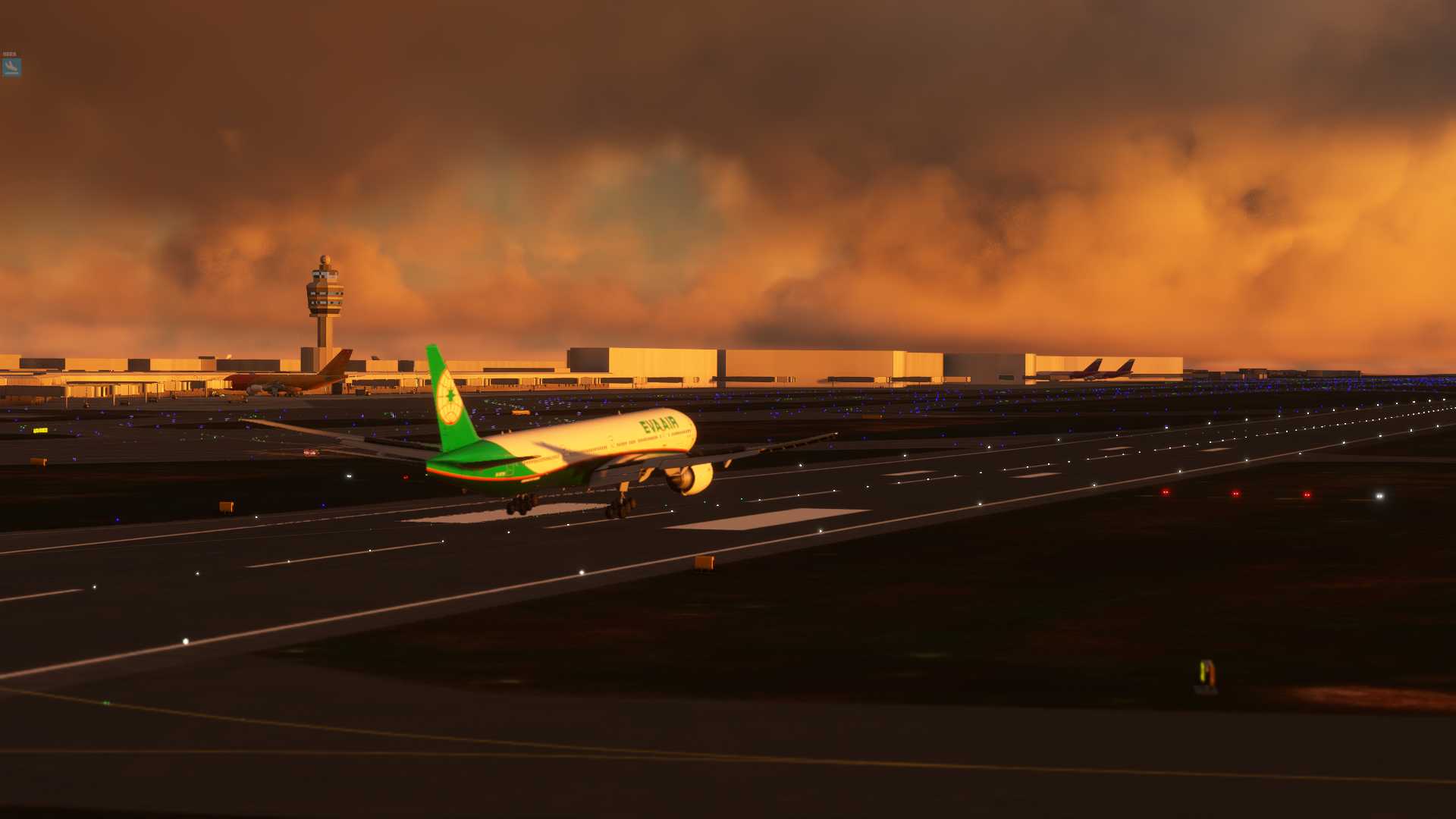 夕阳下的EVA777-1062 