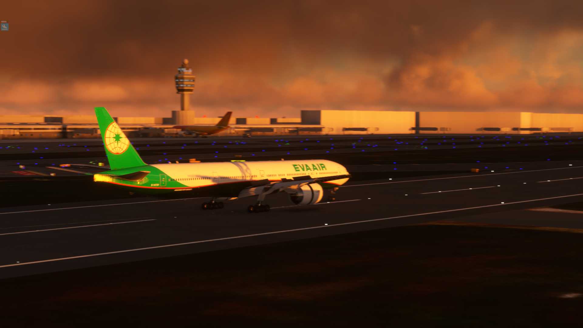 夕阳下的EVA777-1434 