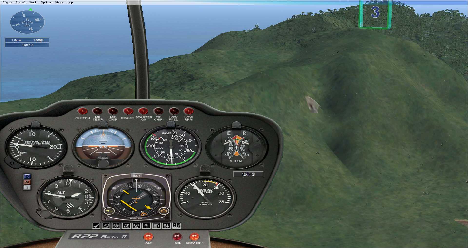 FSX飞行任务之直升机教学1：开启空中操控新体验-9716 