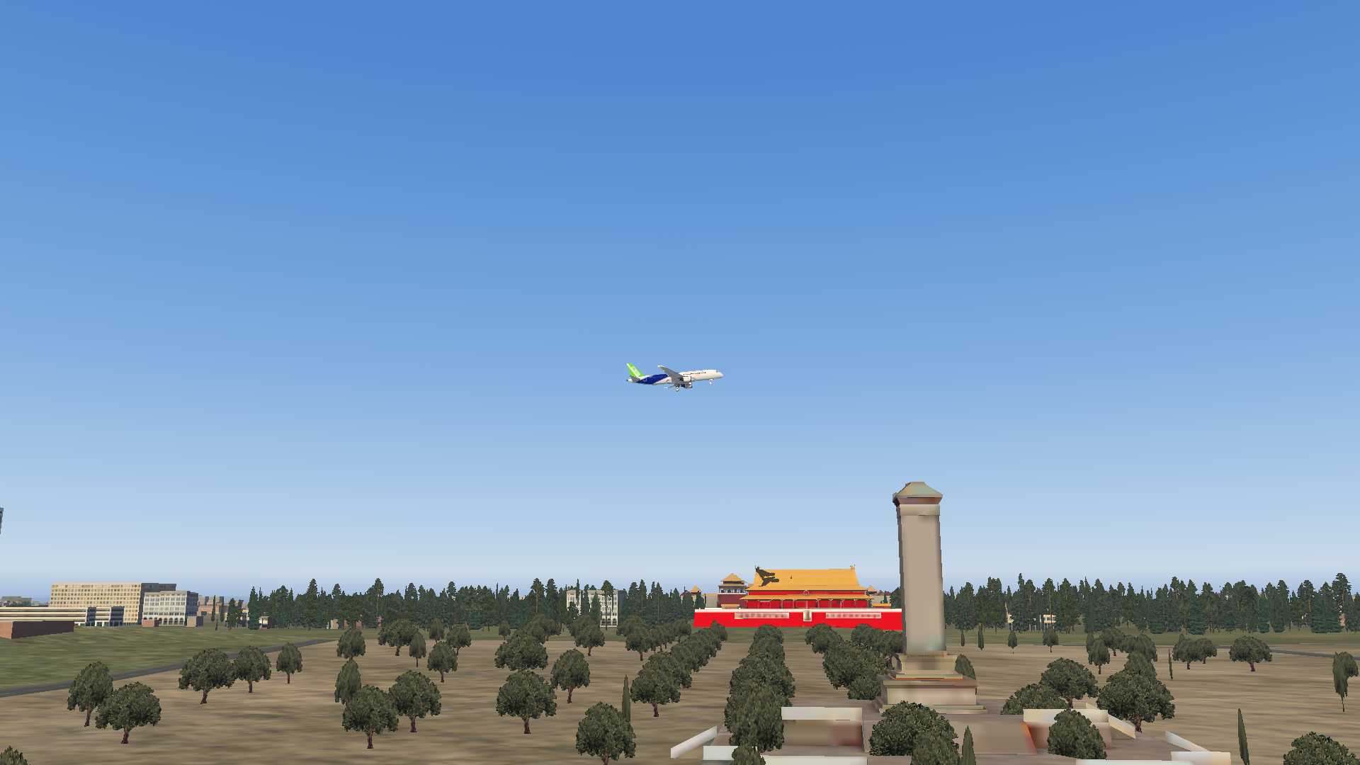 【周测1】民航机梯队C919第一次彩排-6698 