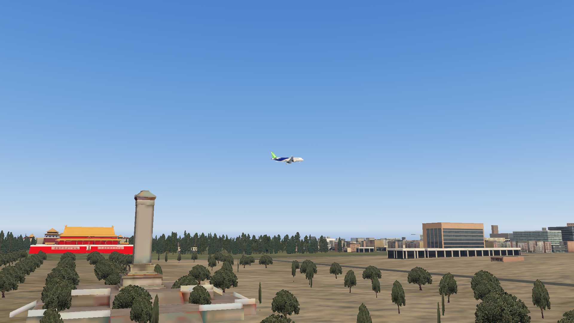 【周测1】民航机梯队C919第一次彩排-6404 