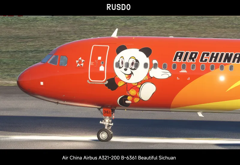【Fenix/MSFS2020+2024】中国国际航空A321-200 B-6361 秀美四川彩绘-7059 