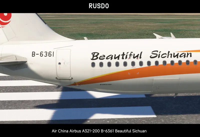 【Fenix/MSFS2020+2024】中国国际航空A321-200 B-6361 秀美四川彩绘-8483 