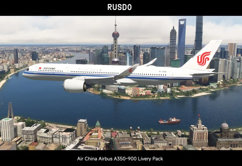 【2020/2024（含客舱）】中国国际航空公司A350-900标准涂装机...
